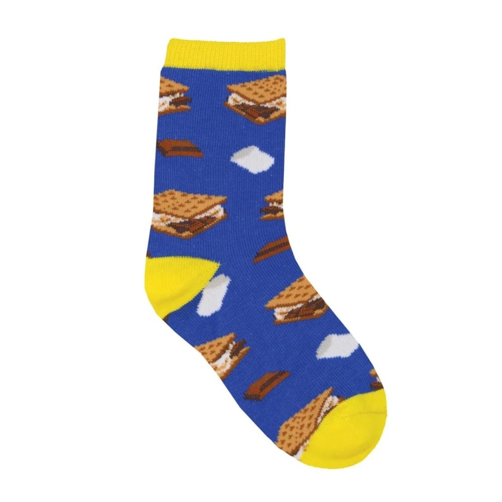 NWT S'more print Kids Socks 2-4 years